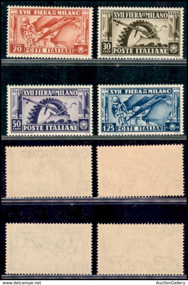 Regno - 1936 - Fiera Di Milano (394/397) - Serie Completa - Gomma Integra (20) - Sonstige & Ohne Zuordnung