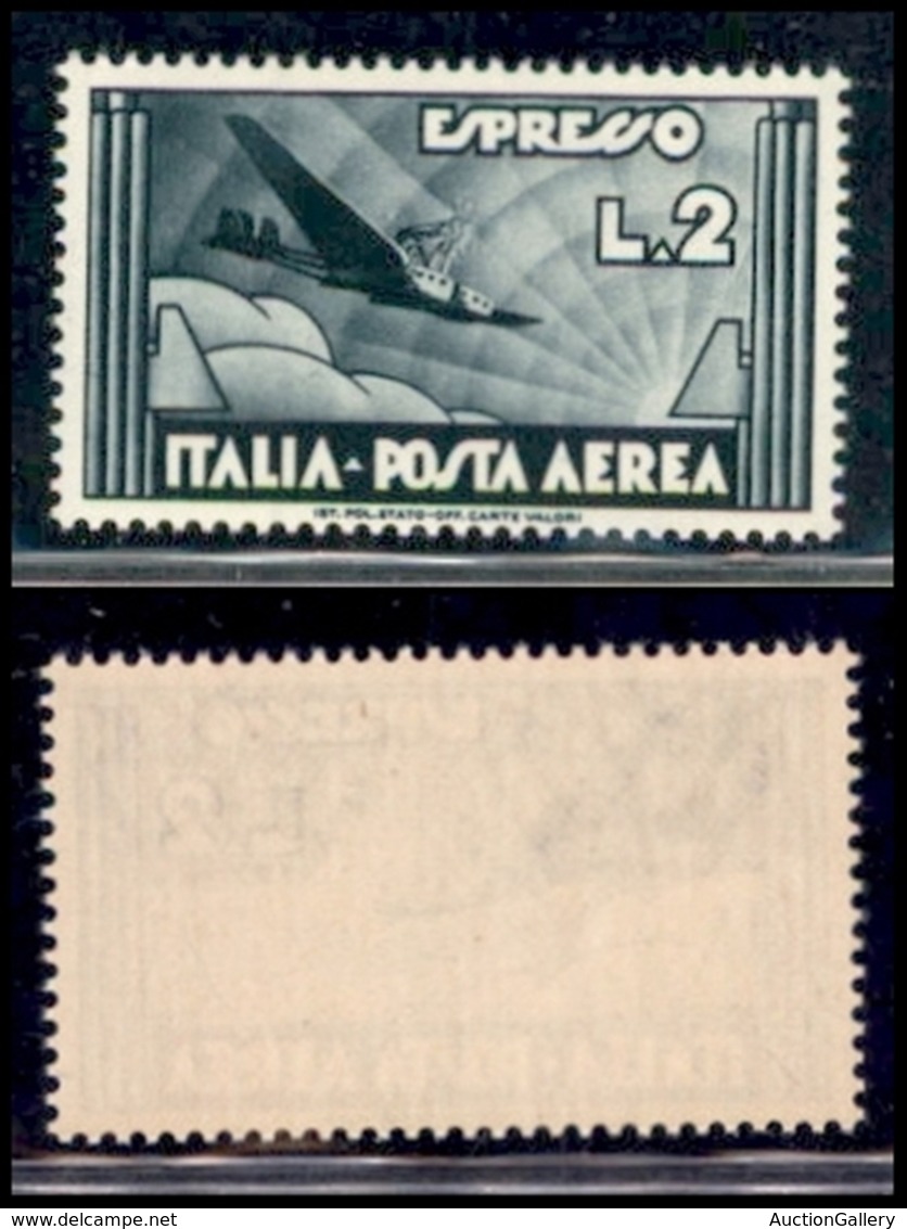 Regno - Posta Aerea - 1933 - 2 Lire Espresso Aereo (44 Aerea) - Gomma Integra (15) - Altri & Non Classificati