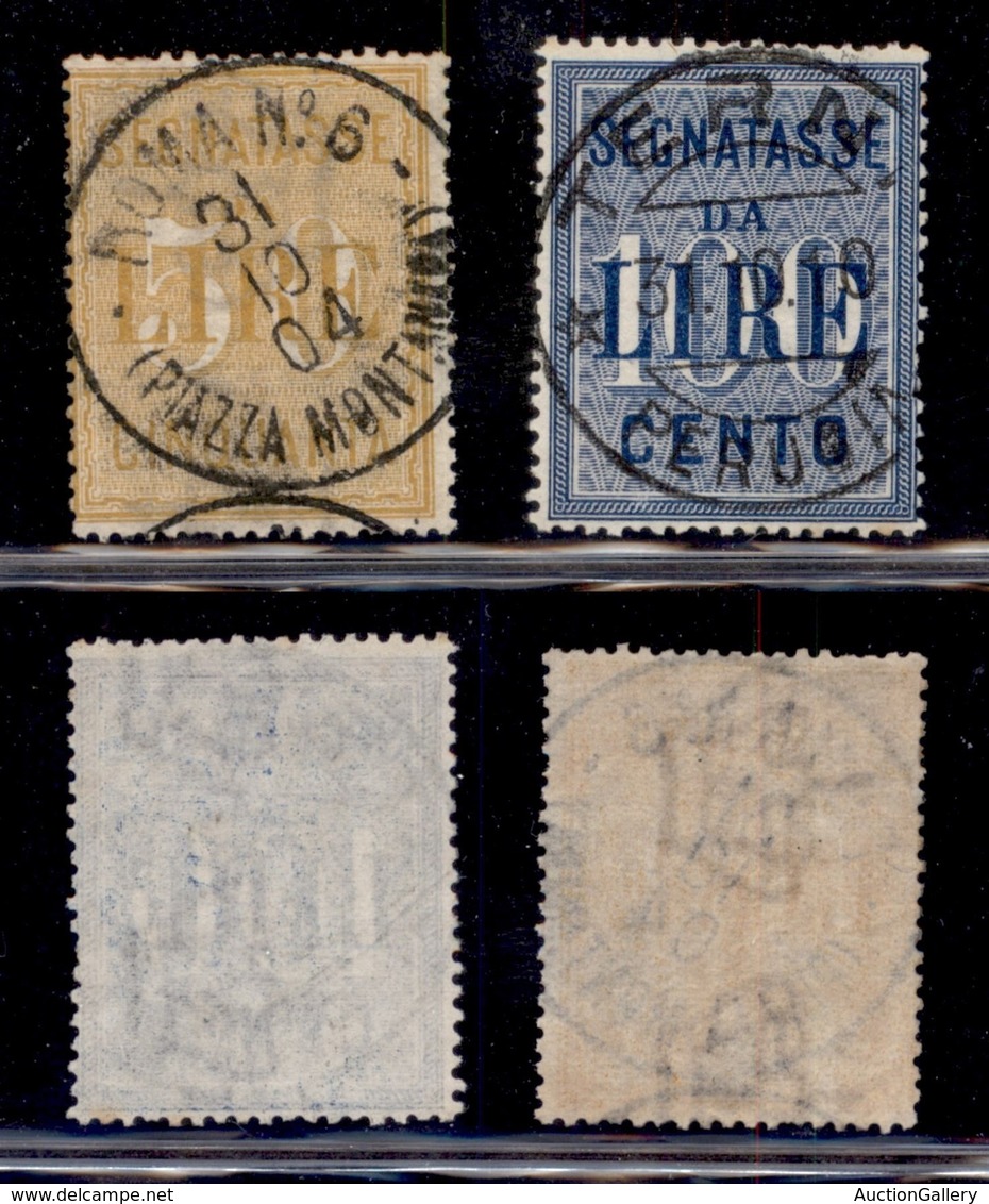 Regno - Segnatasse - 1903 - Segnatasse (31/32) - Serie Completa Usata (85) - Sonstige & Ohne Zuordnung