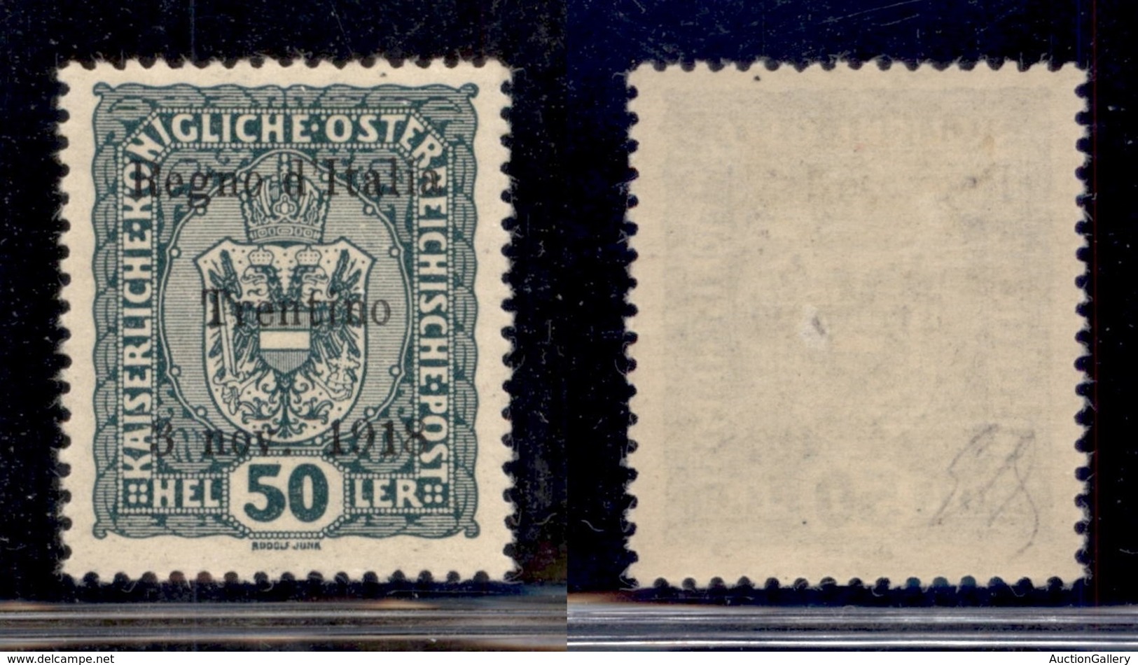 Trentino-Alto Adige - 1918 - 50 Heller (11) - Gomma Originale - Diena (110) - Sonstige & Ohne Zuordnung