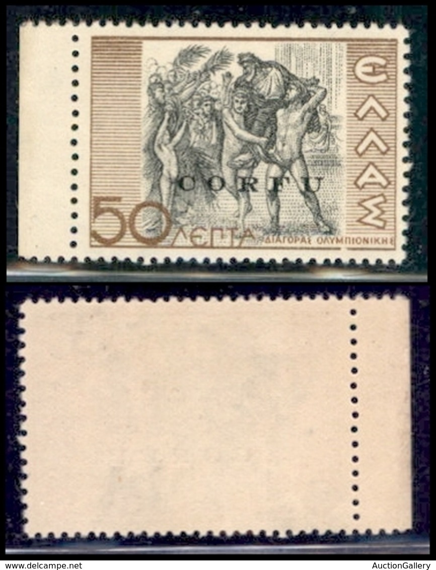 Corfù - 1941 - 50 Lepta (23) - Bordo Di Foglio - Gomma Integra (20) - Sonstige & Ohne Zuordnung