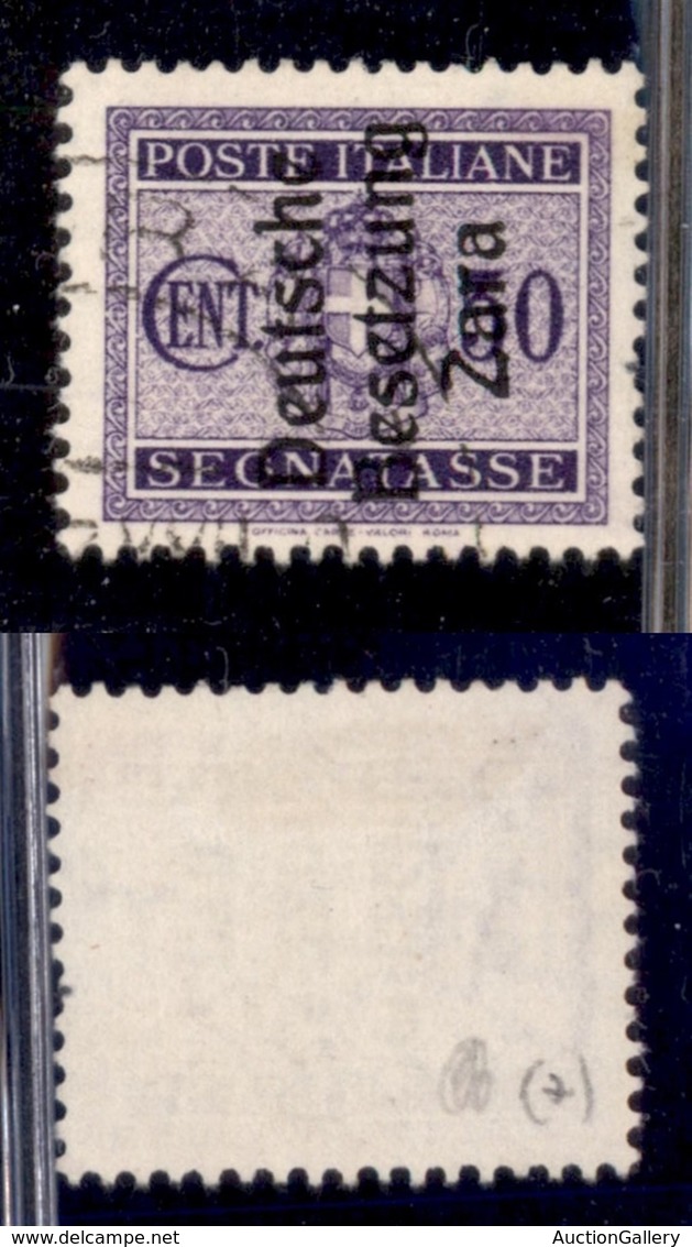 Occupazione Tedesca - Zara - Segnatasse - 1943 - 50 Cent (7) Usato (100) - Sonstige & Ohne Zuordnung