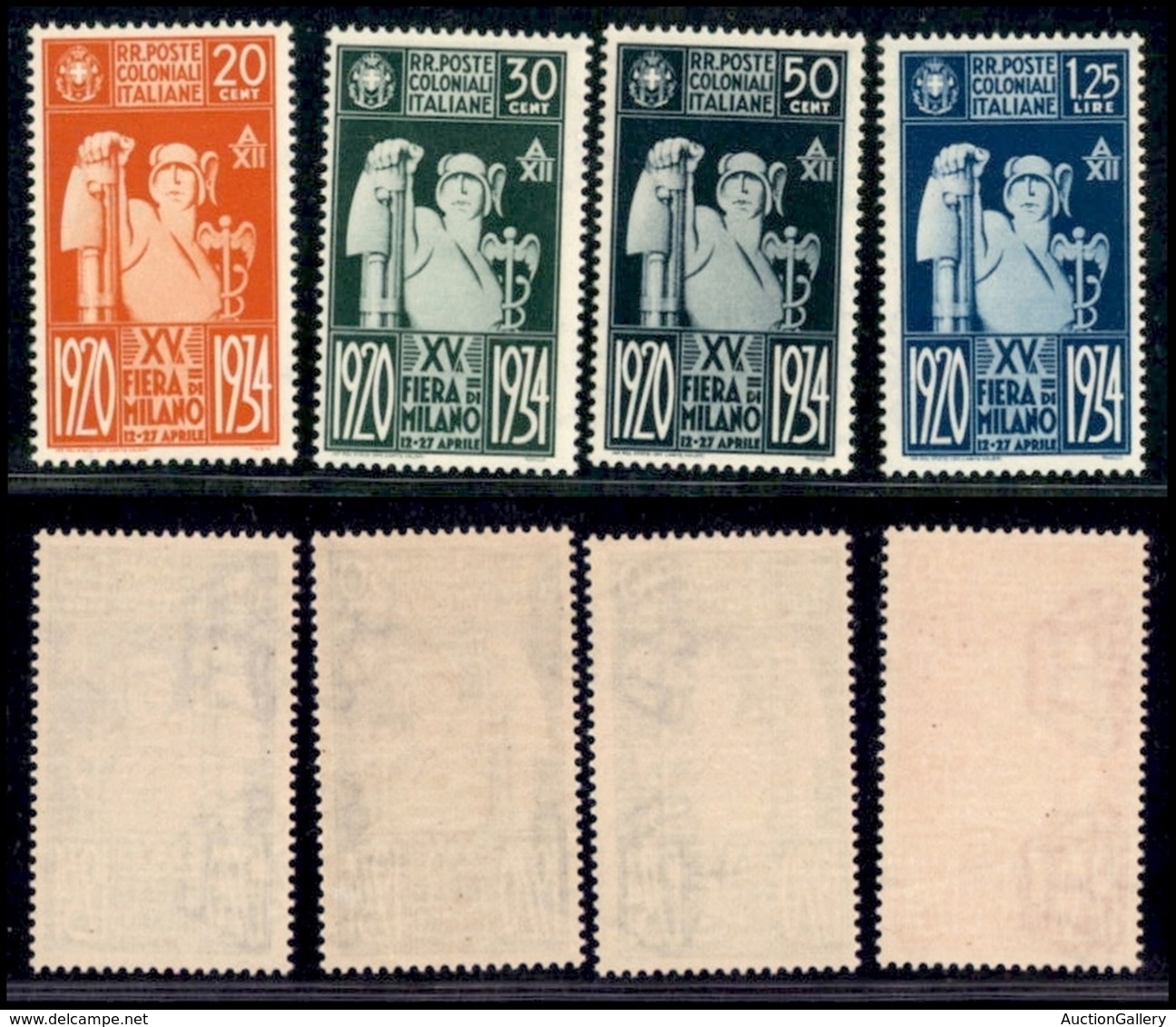 Emissioni Generali - 1934 - Fiera Di Milano (42/45) - Serie Completa - Gomma Integra (35) - Sonstige & Ohne Zuordnung