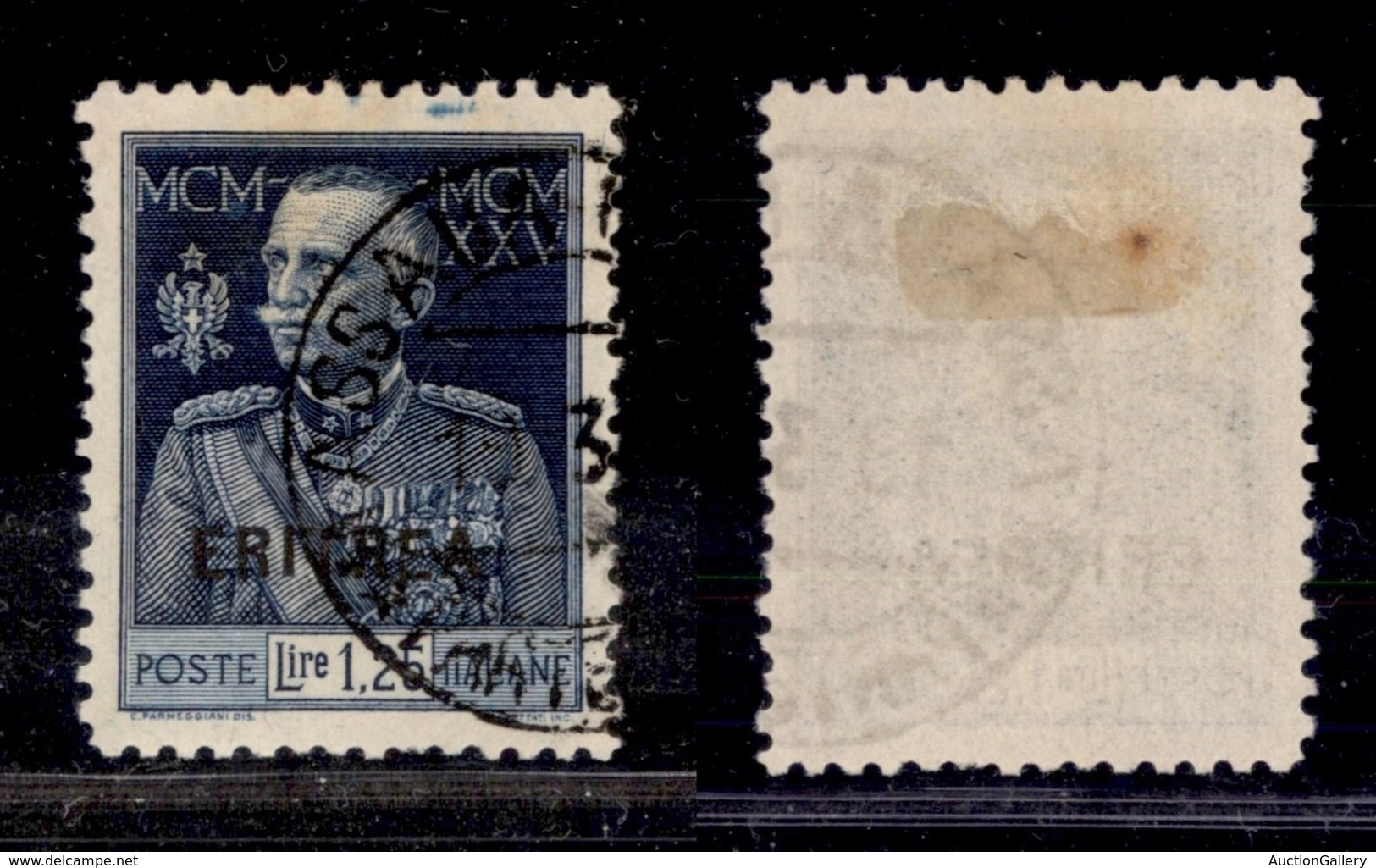 Eritrea - 1925/1926 - 1 .25 Lire Giubileo (98) Usato (60) - Sonstige & Ohne Zuordnung