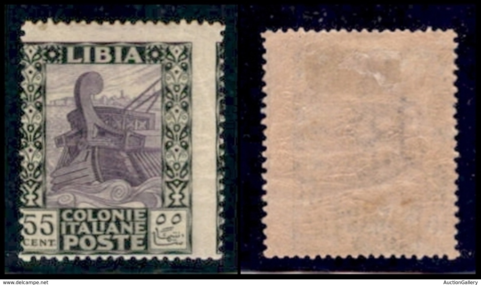 Libia - 1921 - 55 Cent Pittorica (29) - Gomma Originale (60) - Otros & Sin Clasificación