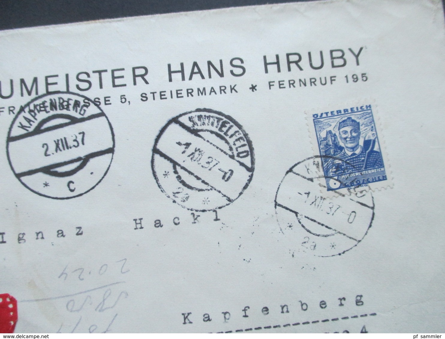 Österreich 1937 Durch Eilboten Express Eisenbahnen Nr. 646 Als 5er Block Vom Bogenrand + Passerkreuz MiF Volkstrachten - Cartas & Documentos