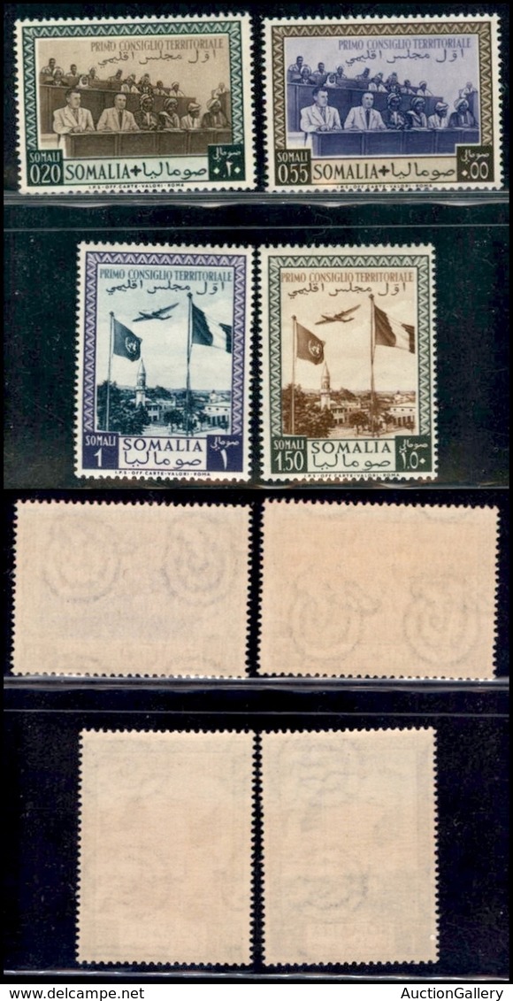 Somalia A.F.I.S. - 1951 - Consiglio Territoriale (12/13 + 12/13 Aerea) - Emissione Completa - Gomma Integra (60) - Sonstige & Ohne Zuordnung