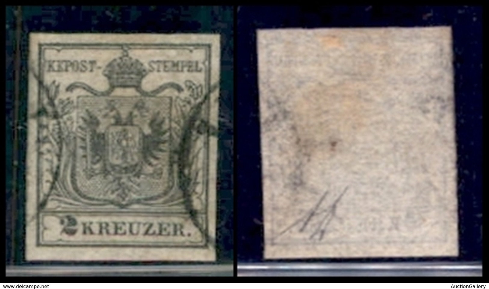 AUSTRIA - 1850 - 2 Kreuzer (2 X) - Usato (80) - Sonstige & Ohne Zuordnung