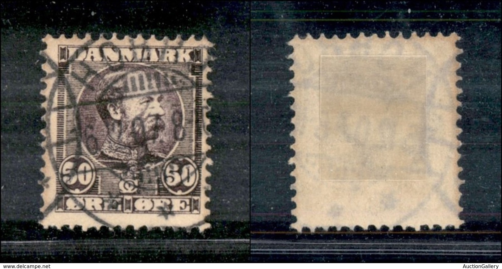 DANIMARCA - 1905 - 50 Ore Re Cristiano IX (51I) - Usato - Sonstige & Ohne Zuordnung