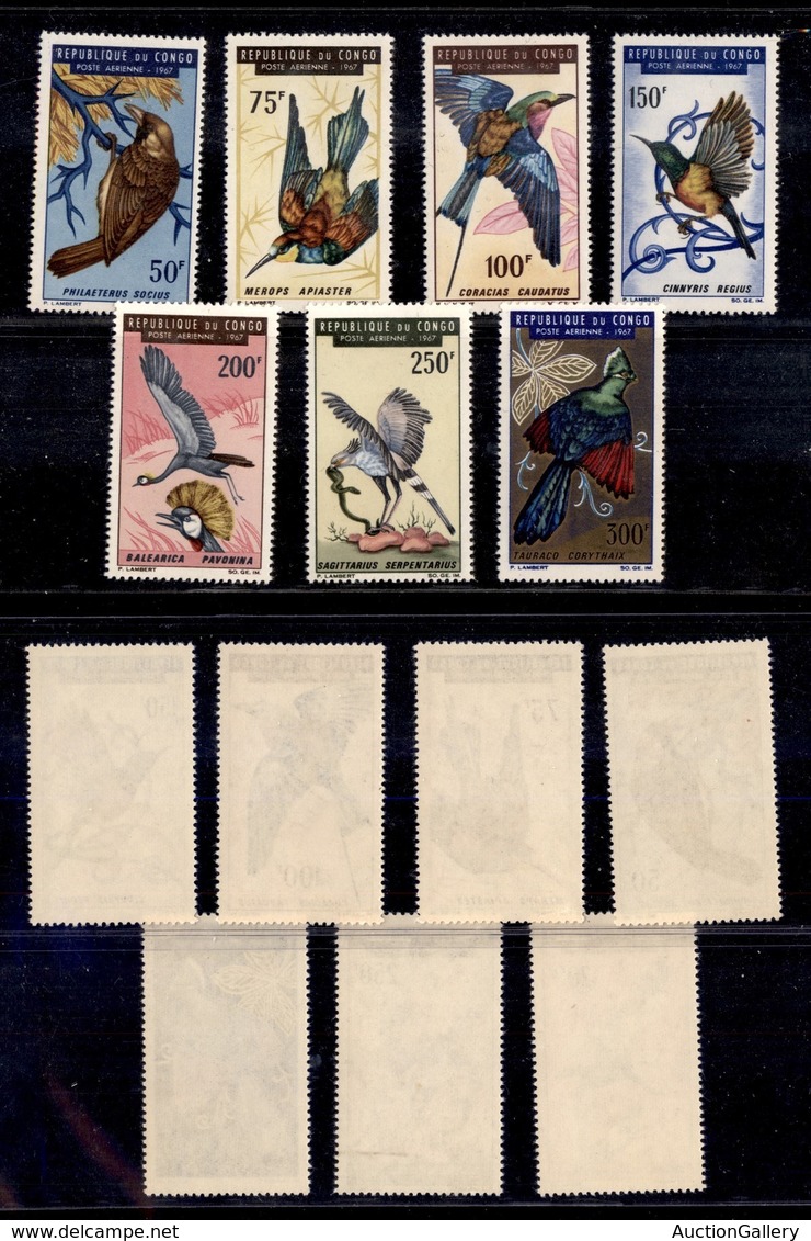 CONGO - 1967 - Uccelli (116/122) - Serie Completa - Gomma Integra - Sonstige & Ohne Zuordnung