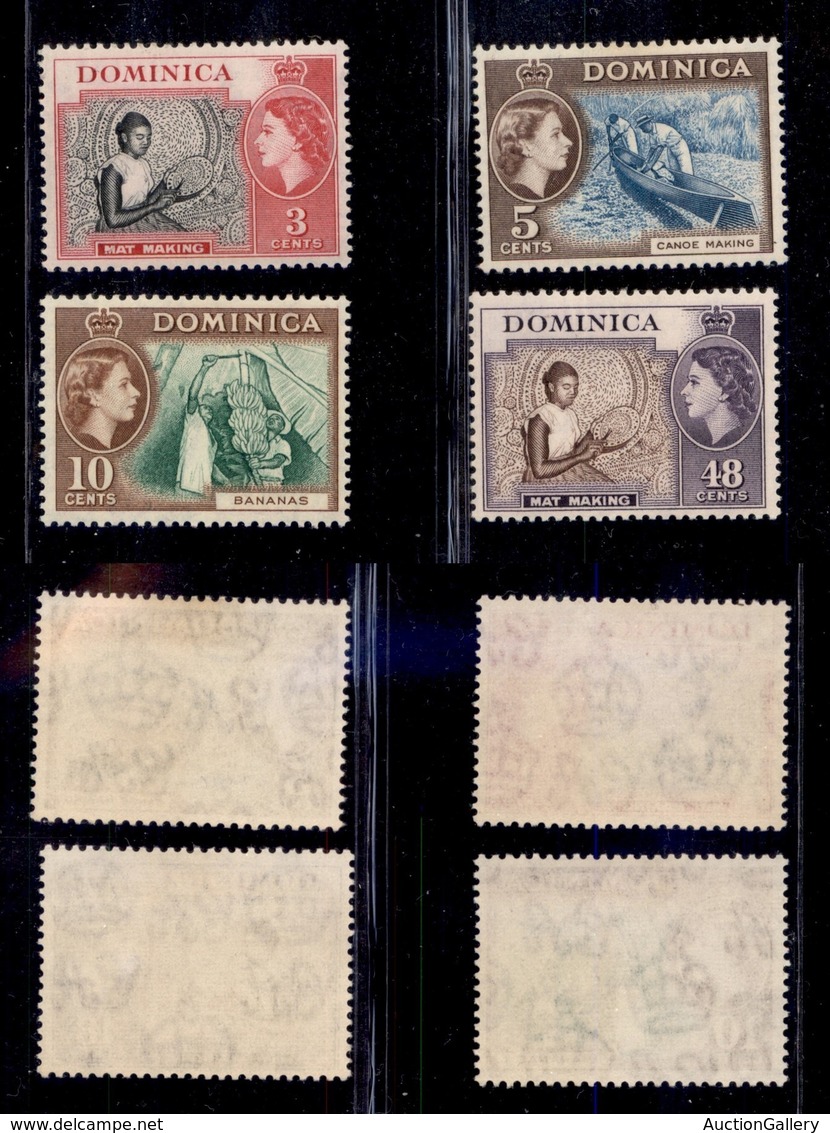 DOMINICA - 1957 - Vedute (153/156) - Serie Completa - Gomma Integra - Sonstige & Ohne Zuordnung