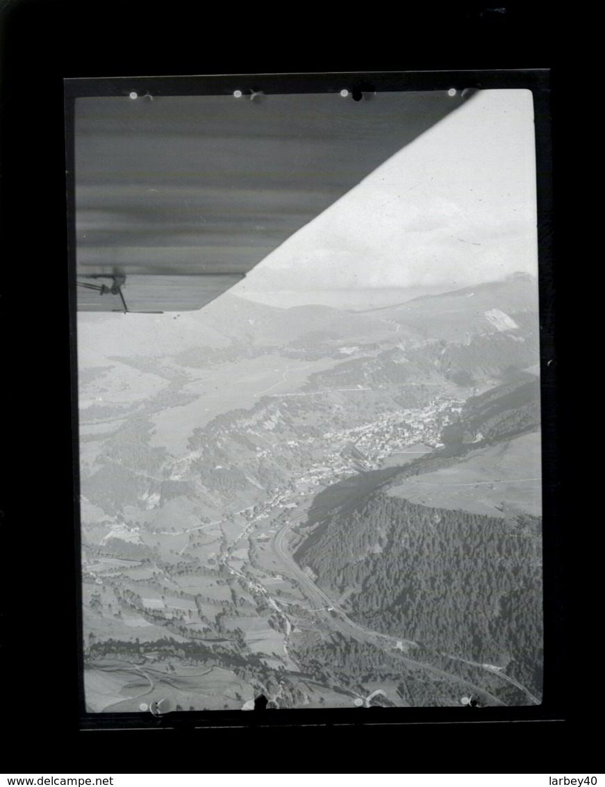 Negatif Photo Ancienne - Vue Aerienne Ville A Identifier - Lieux