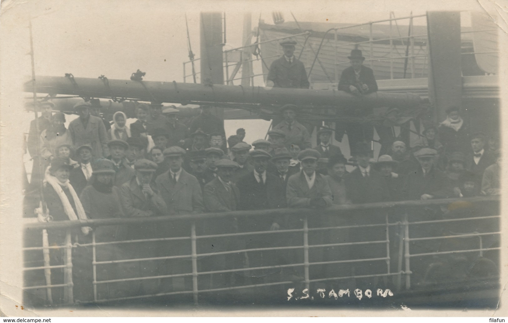 UK / Nederland - Rotterdamsche Lloyd - Foto Passengers SS Tambora - Sent From Southampton Naar Roermond - Dampfer