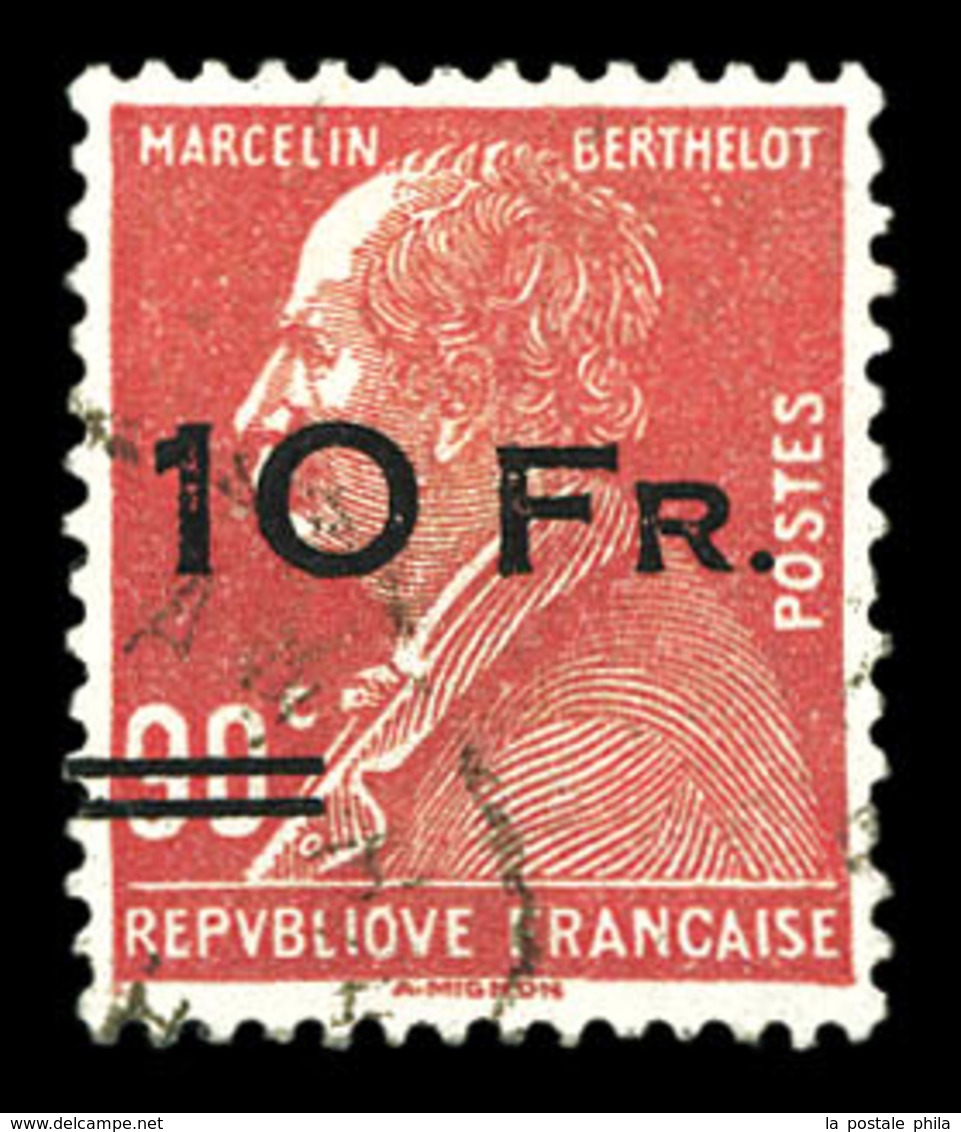 O N°3, Berthelot Surchargé à Bord Du Paquebot 'ILE DE FRANCE' 10F Sur 90c Rouge, Très Bon Centrage, Très Jolie Pièce, SU - 1927-1959 Nuovi