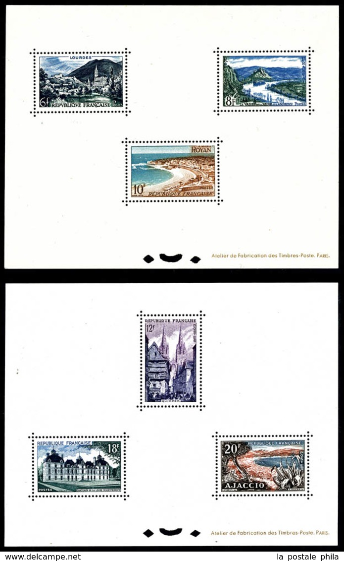 ** N°976/81, Série Touristique De 1954 Tirage 19 Exemplaires, R.R.R , SUPERBE(certificat)   Qualité: ** - Nuovi