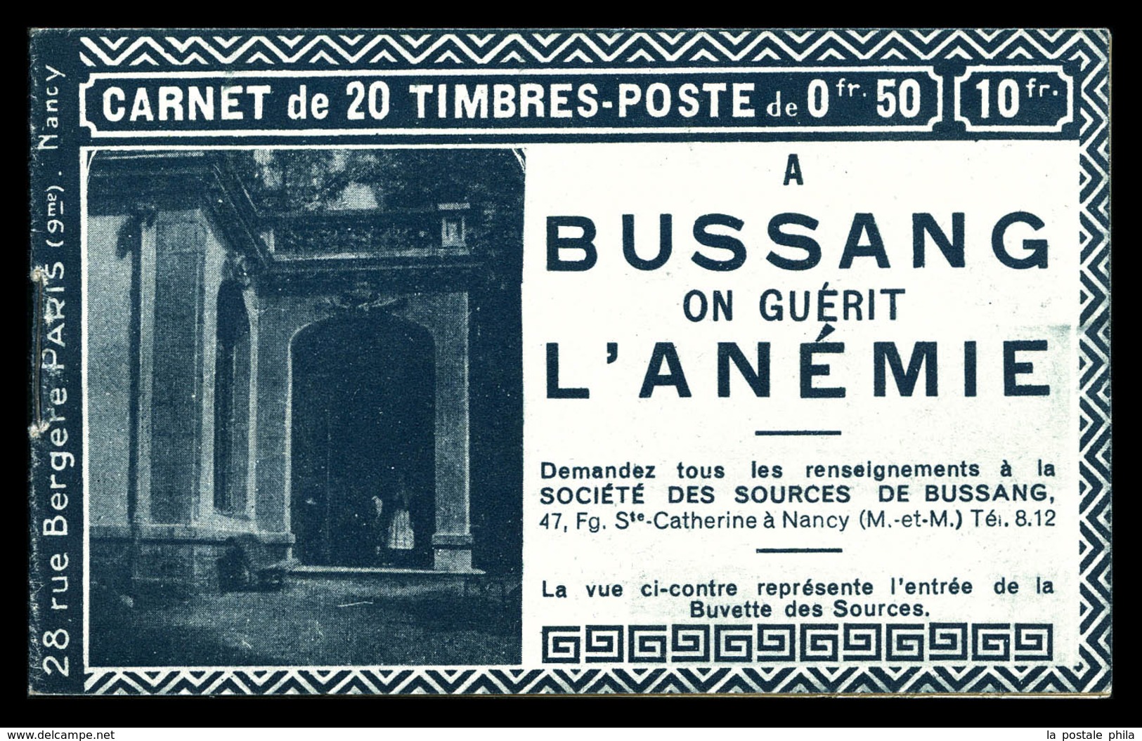 ** N°199-C21, Série NANCY, BUSSANG X 2, Gomme Parfaite. SUP. R. (certificat)  Qualité: ** - Altri & Non Classificati