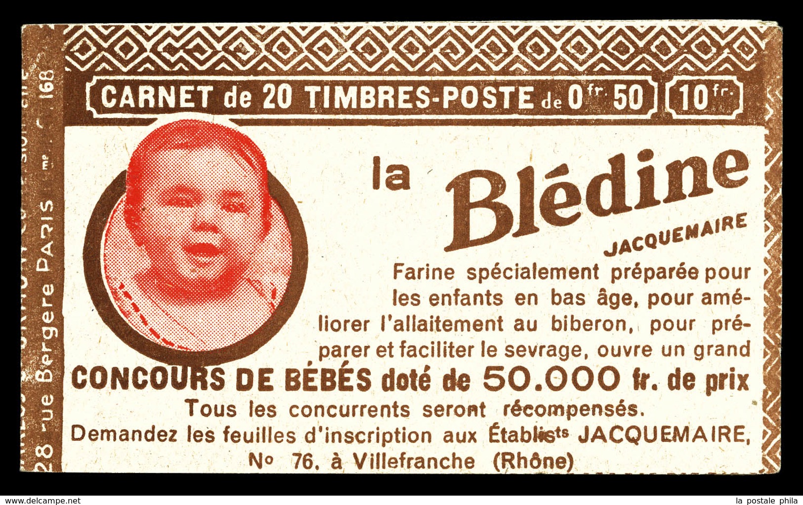 ** N°199-C55, Série 168, BLEDINE CONCOURS Et EU. TTB  Qualité: ** - Sonstige & Ohne Zuordnung