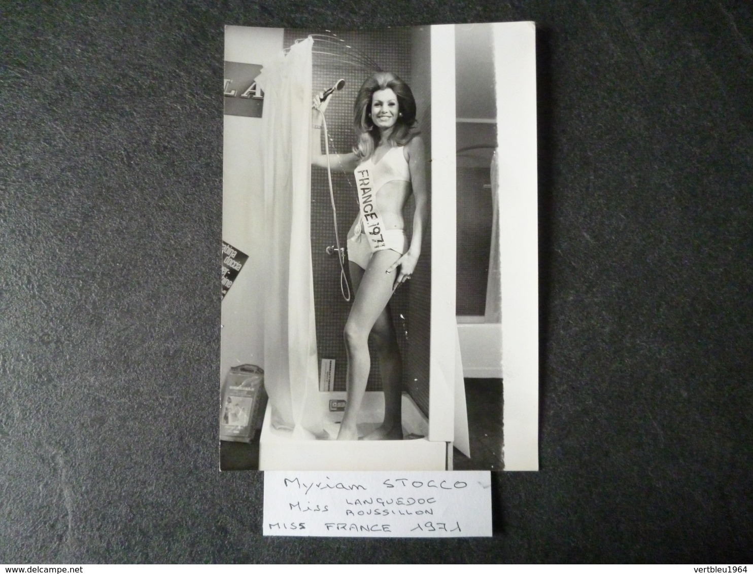 Myriam Stocco  Miss France 1971 / Miss Languedoc Roussillon    Photo - Non Classés