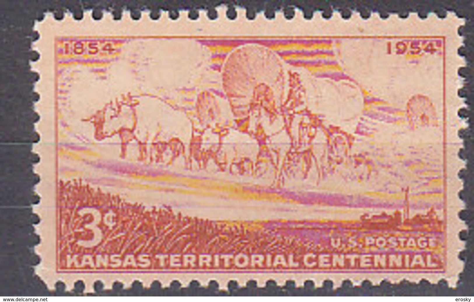 H1280 - ETATS UNIS UNITED STATES Yv N°585 ** KANSAS - Ungebraucht