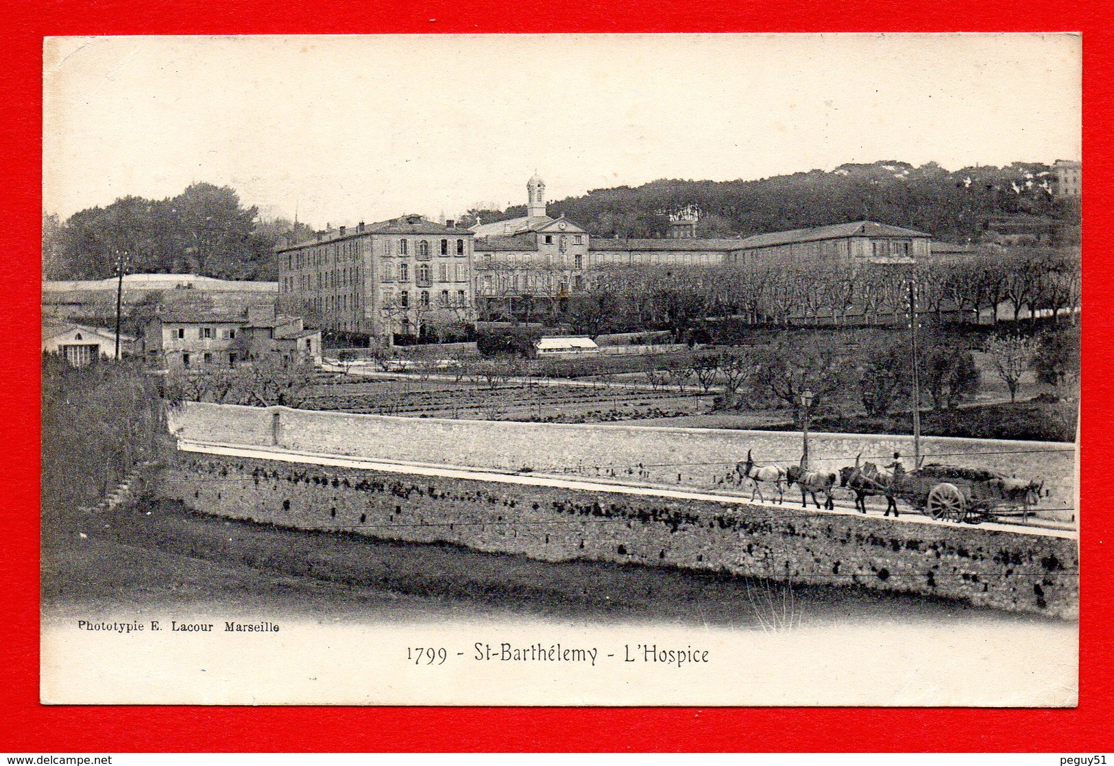 13. Saint-Barthélemy ( Marseille). L'Hospice  ( Fondation St. Jean De Dieu). 1907 - Ohne Zuordnung