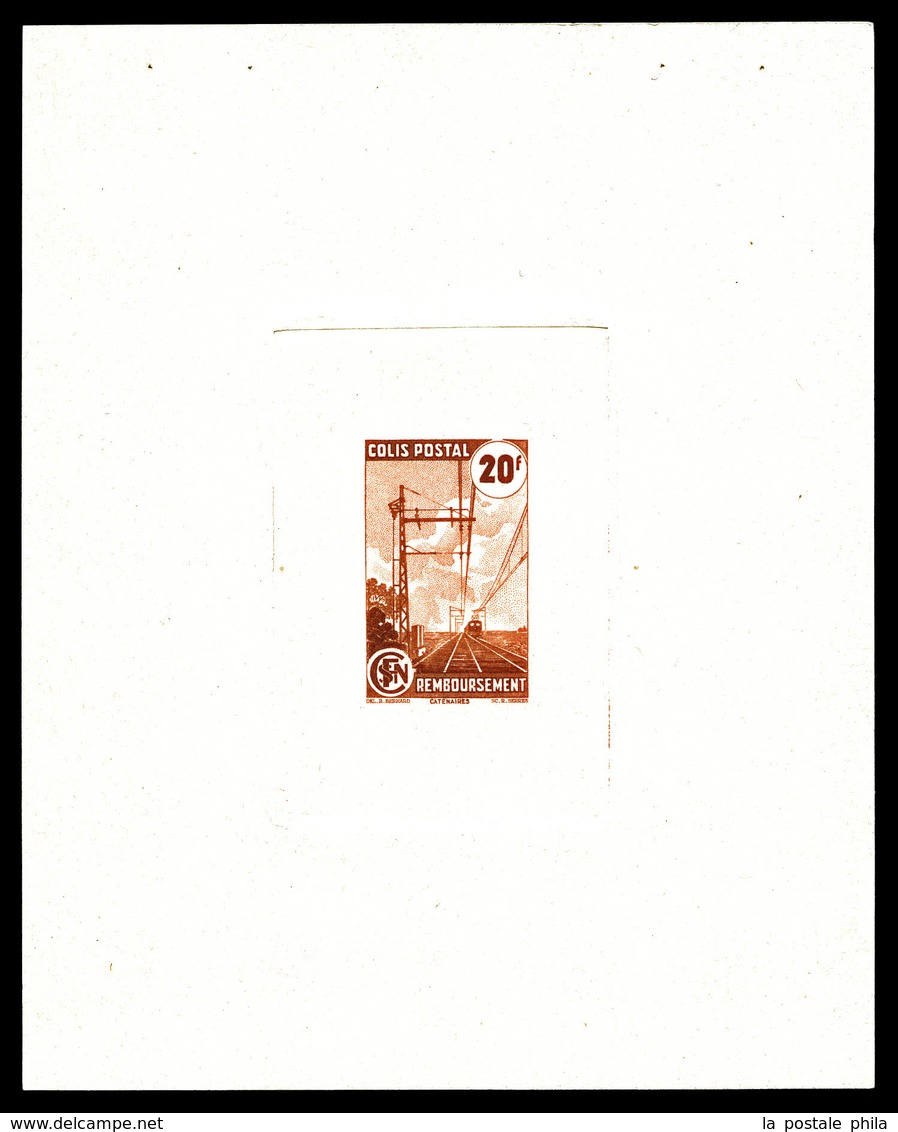 (*) N°209A, (N°Maury). Non émis 20f Remboursement, épreuve D'artiste (prévu Pour Remplacer Le N°211), RARE Et SUPERBE (c - Nuovi