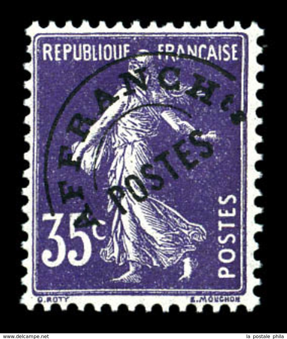 ** N°62, 35c Violet, Frais, TTB  Qualité: **  Cote: 235 Euros - 1893-1947