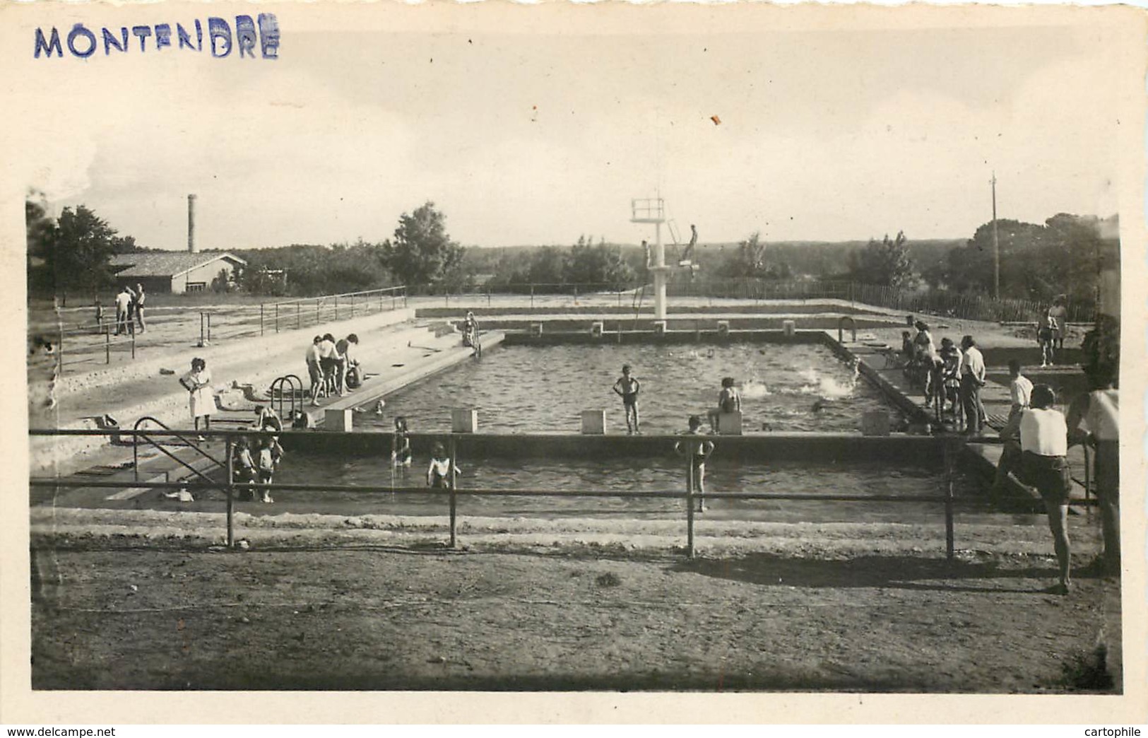 17 - MONTENDRE - Cachet De La Mairie Sur Carte De La Piscine - Montendre