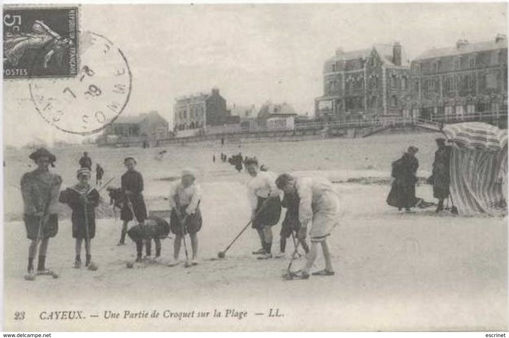 CAYEUX Sur MER : Une Partie De Croquet Sur La Plage - Cayeux Sur Mer