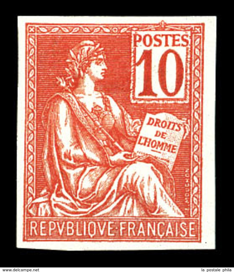 (*) N°112c, 10c Rose Non Dentelé. TB (signé)  Qualité: (*)  Cote: 275 Euros - Non Classificati