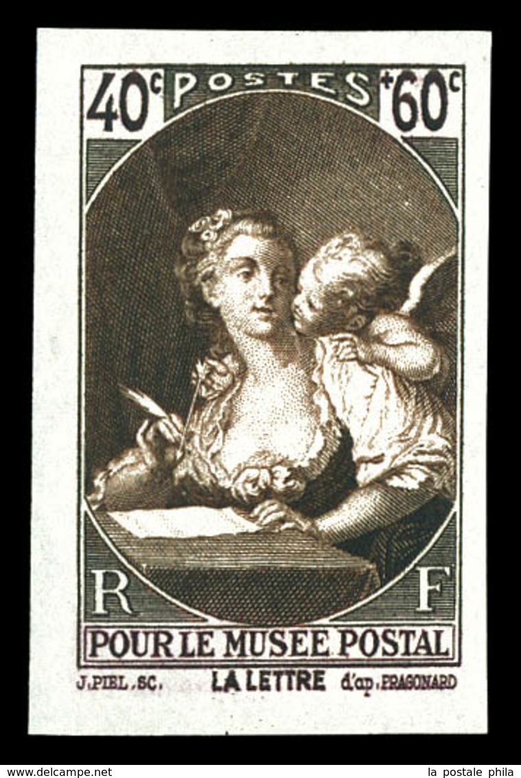 ** N°446a, Fragonard Pour Le Musée Postal, TB  Qualité: **  Cote: 270 Euros - Non Classificati