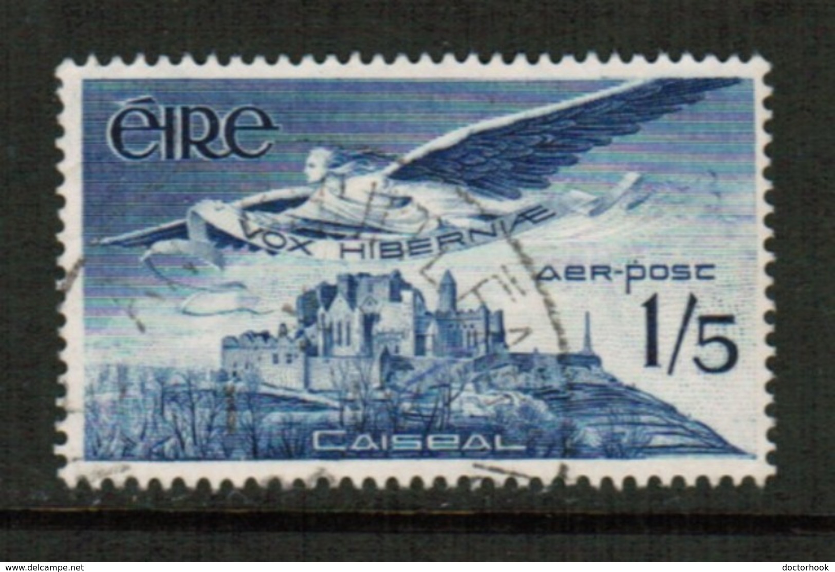 IRELAND   Scott # C 7 VF USED (Stamp Scan # 561) - Luftpost
