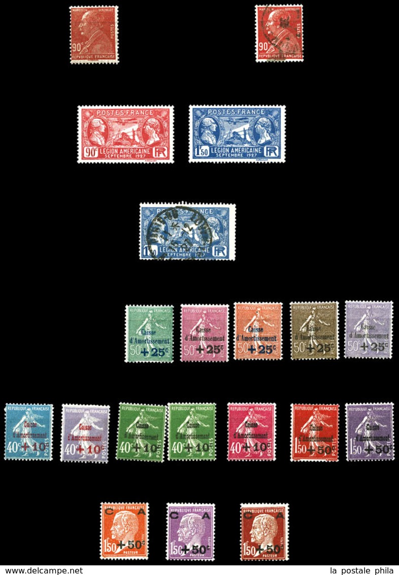 & 1849/1992, Poste, PA, Préo, Taxe , Collection De Timbres Neufs Et Obl Presentée En 11 Albums, De Bonnes Valeurs Dont N - Sammlungen