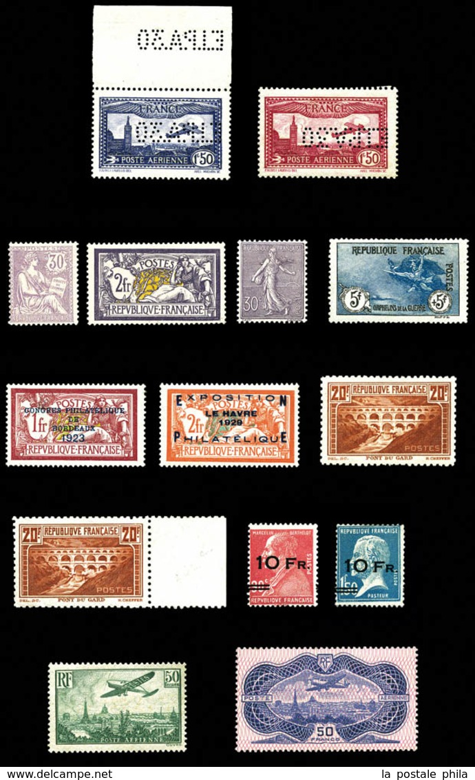 N 1900-1940, POSTE, PA, BLOCS: Collection Complète De Timbres Neufs */** Dont N°122, 155, Caisses D'amortissement, N°262 - Collezioni