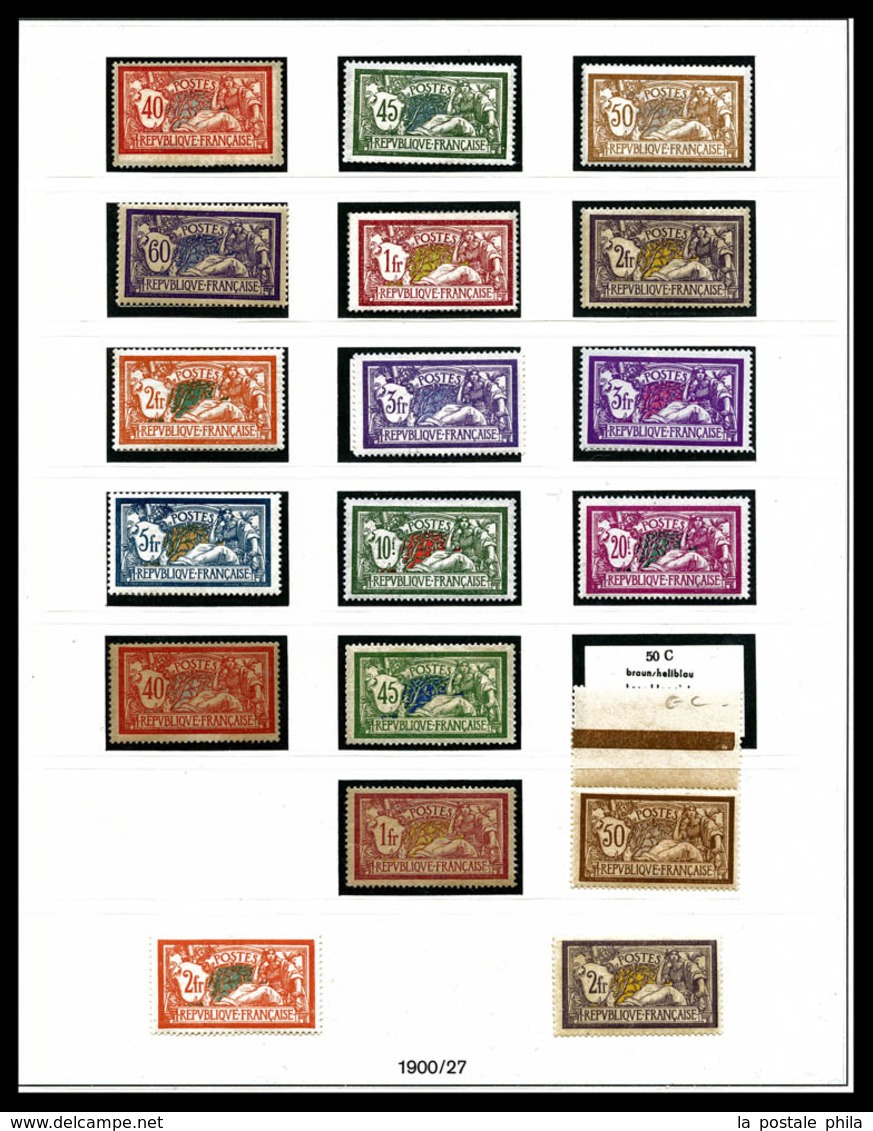 N 1900-1940, POSTE, PA, BLOCS: Collection Complète De Timbres Neufs */** Dont N°122, 155, Caisses D'amortissement, N°262 - Collezioni