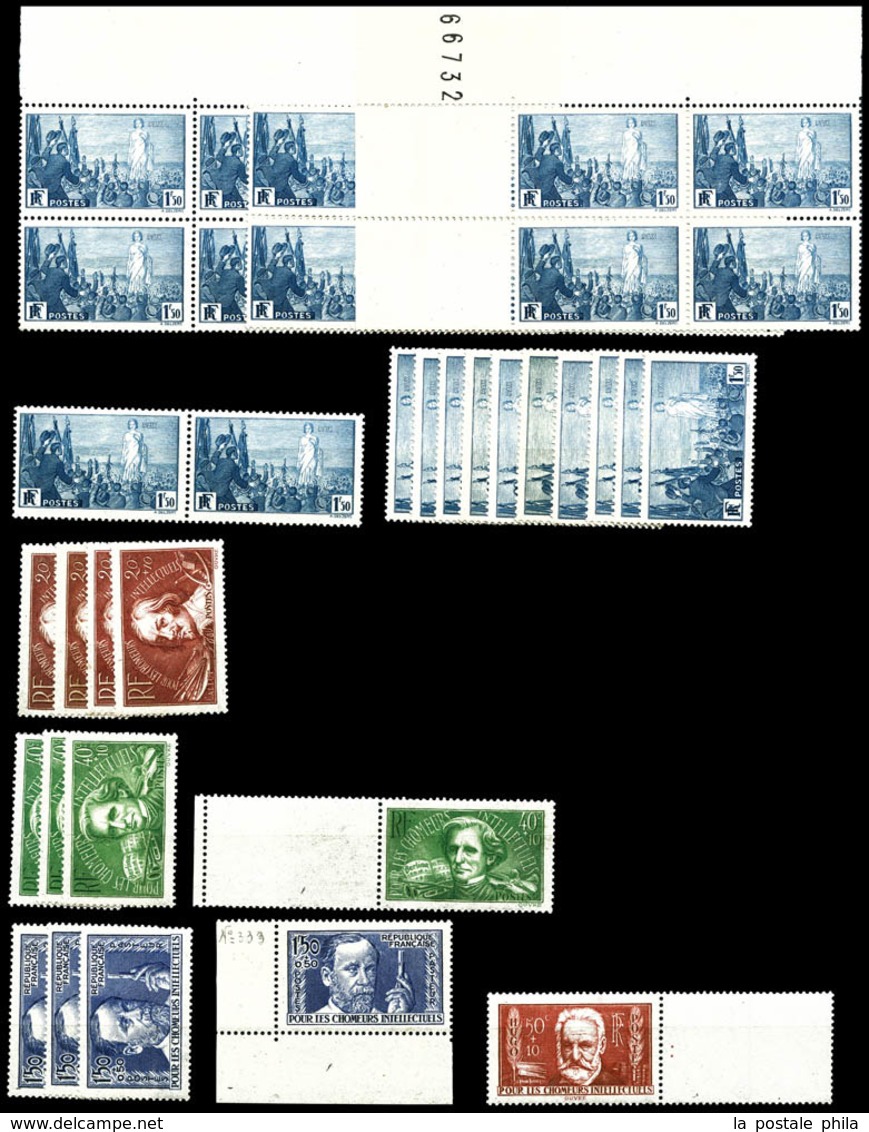 ** 1918/1938, Ensemble de bonnes valeurs avant guerre par multiples en grande majoritée ** dont 257A, Caisse d'amortisse