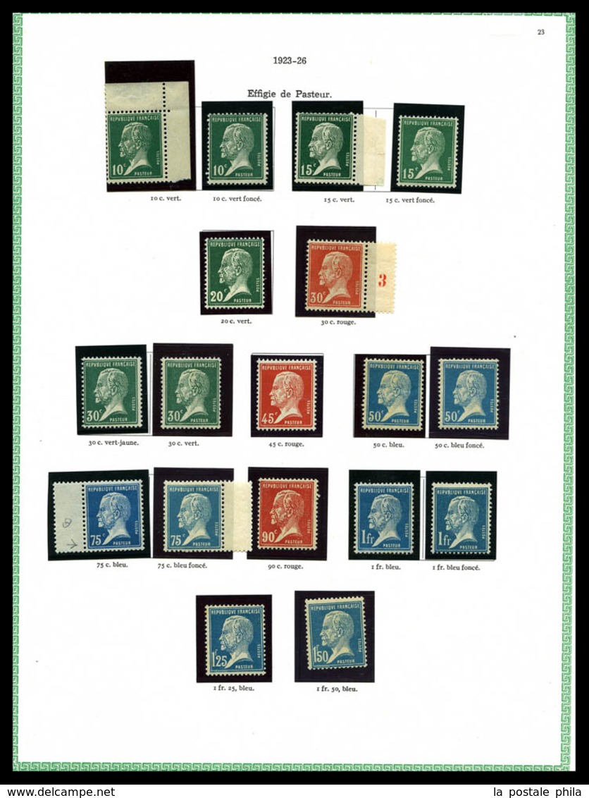 ** 1900/1975, Poste, PA: Collection de timbres neufs principalement **, de bonnes valeurs. TB  Qualité: **  Cote: 12764