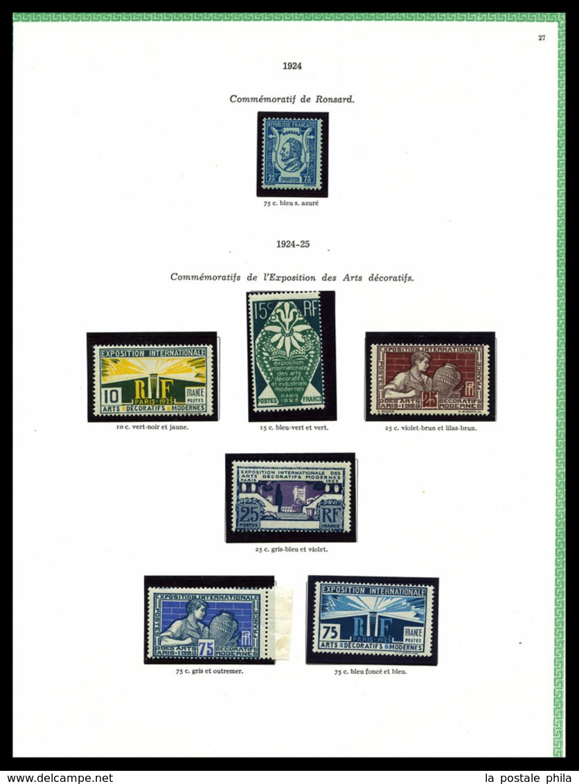 ** 1900/1975, Poste, PA: Collection de timbres neufs principalement **, de bonnes valeurs. TB  Qualité: **  Cote: 12764