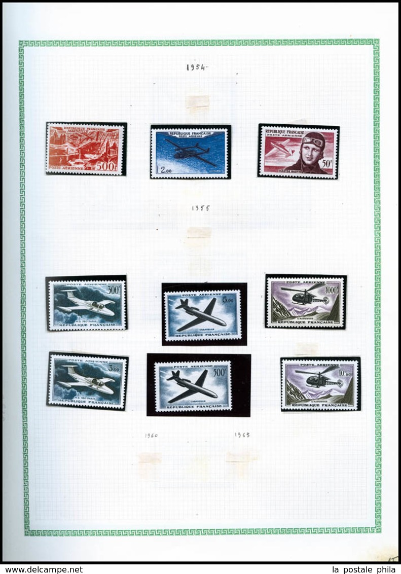 ** Collection Poste Aèrienne De 1927 à 2000, De Bonnes Et Moyennes Valeurs Dont Séries Complètes. (* Jusqu'au N°15), Les - Collezioni
