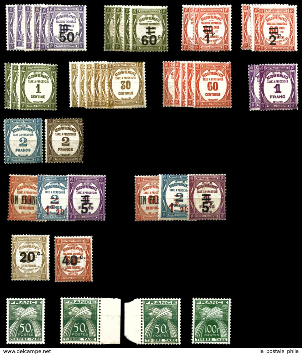 & 1861/1955, Ensemble De Timbres Neufs Et Oblitérés Tous états, De Bonnes Valeurs Dont N°22*, 34*, 47*. à étudier  Quali - Collezioni