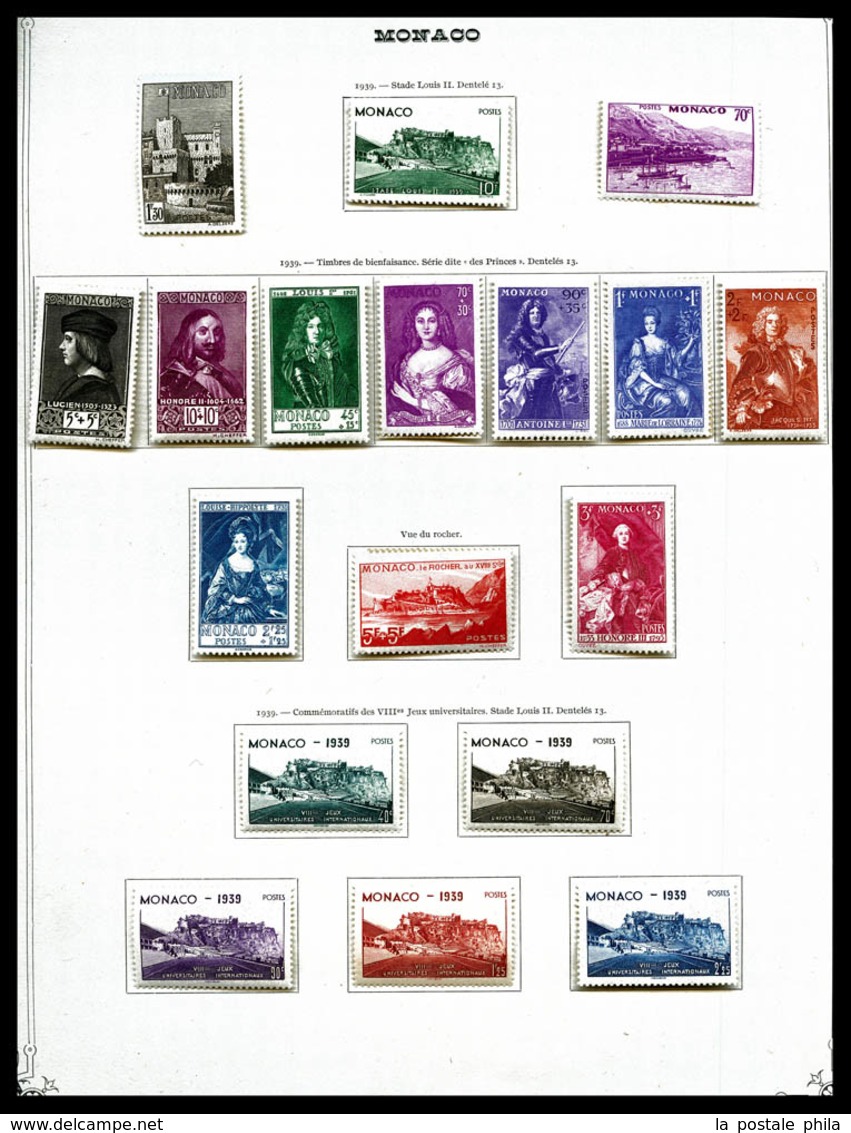 * 1885/1950, POSTE-PA-BLOCS-TAXE-PREO, Collection Quasi Complète Presentée Sur Feuilles D'album, De Bonnes Valeurs Dont - Lots & Serien