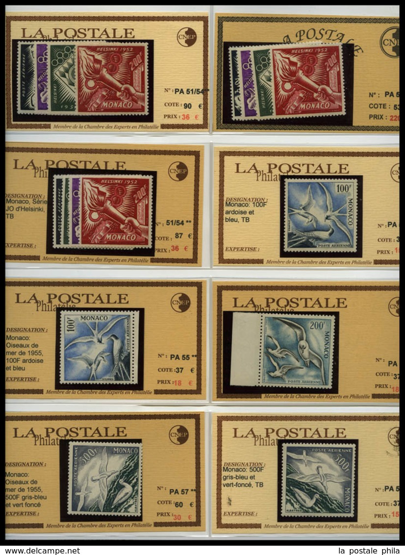 ** 1885-1955, POSTE, PA, Taxe: très beau stock de timbres Semi-Modernes en majorité neuf ** presenté sur fiches individu