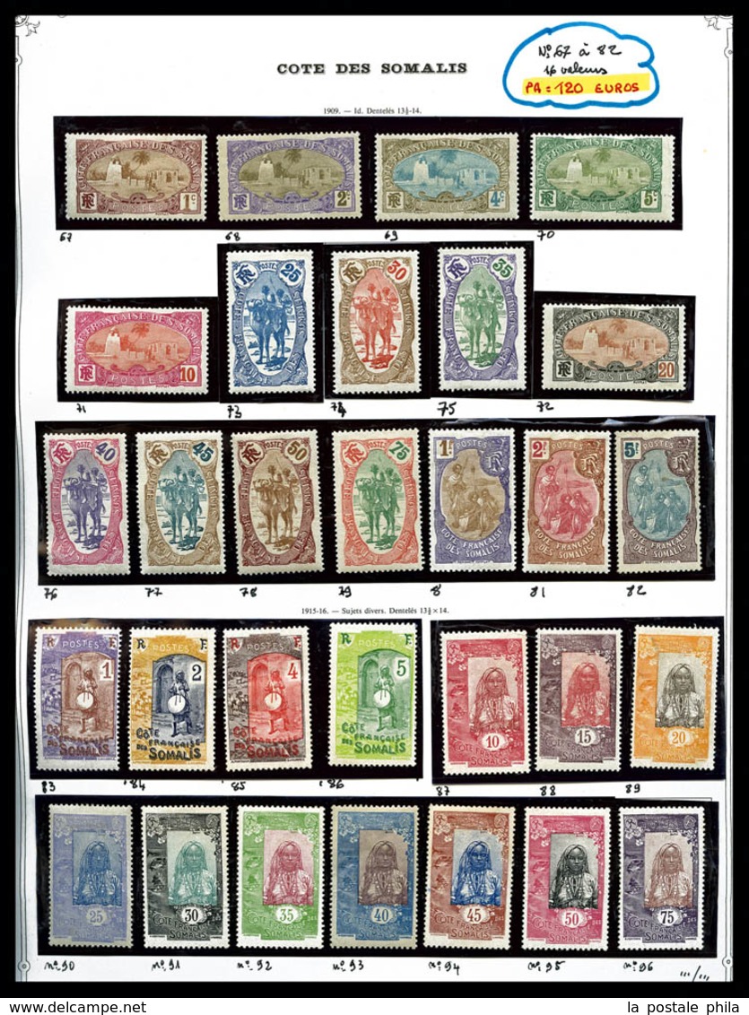 N 1894/1967, Collection De Timbres Neufs Classée Sur Feuilles D'album Yvert. TB  Qualité: N  Cote: 4278 Euros - Usati