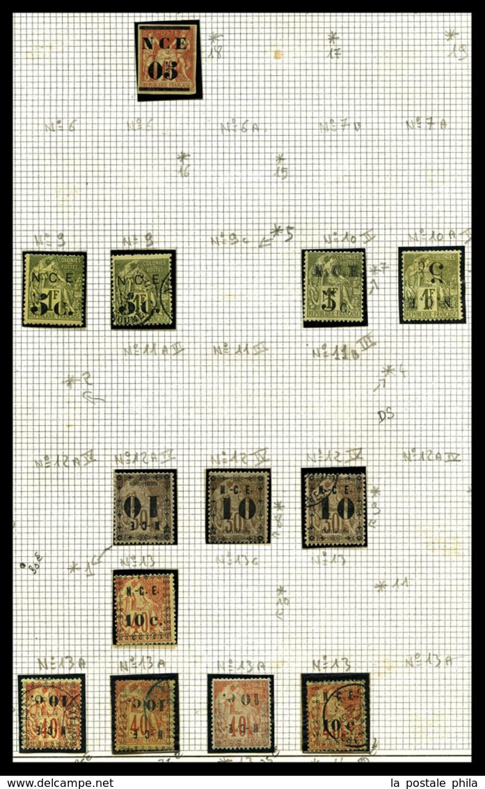 N Nlle CALEDONIE, OCEANIE, St PIERRE, TAHITI Et WALLIS: Poste, PA, Taxe, Bloc: Timbres Neufs */**, De Bonnes Valeurs, Tr - Collezioni