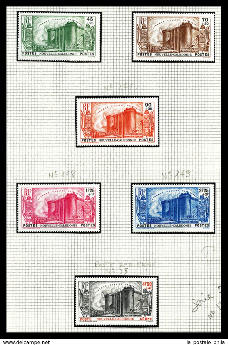 N Nlle CALEDONIE, OCEANIE, St PIERRE, TAHITI Et WALLIS: Poste, PA, Taxe, Bloc: Timbres Neufs */**, De Bonnes Valeurs, Tr - Verzamelingen