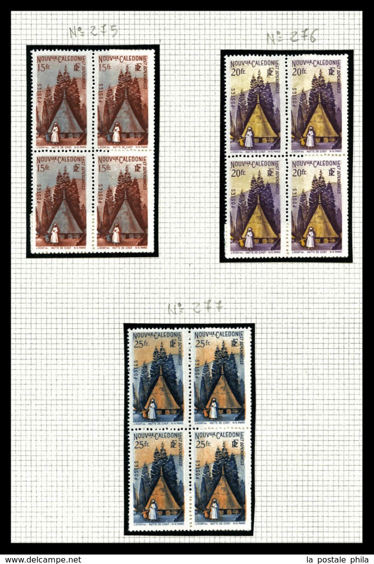 N Nlle CALEDONIE, OCEANIE, St PIERRE, TAHITI et WALLIS: Poste, PA, Taxe, Bloc: timbres neufs */**, de bonnes valeurs, tr