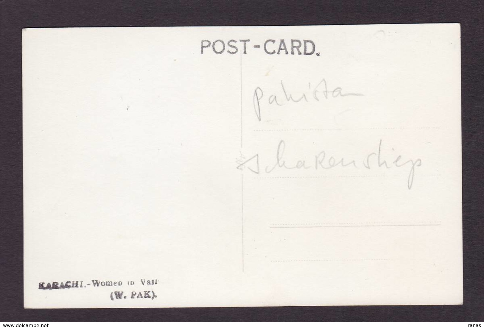 CPSM Remouleur Affuteur PAKISTAN Non Circulé Carte Photo RPPC - Pakistán