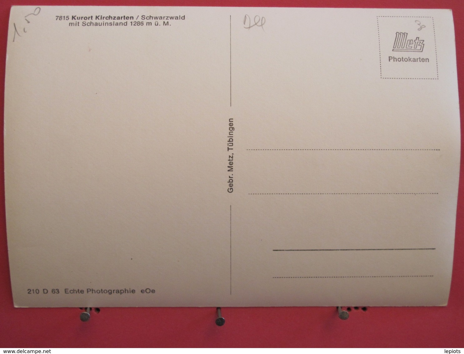 Allemagne - Kurort Kirchzarten Schwarzwald Mit Schauinsland - CPSM Excellent état - Recto Verso - Kirchzarten