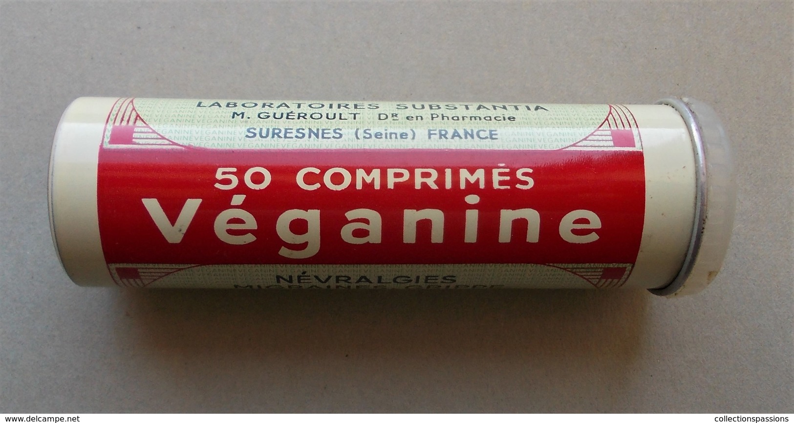 - Ancienne Boite De Comprimés Véganine - Objet De Collection - Pharmacie - - Matériel Médical & Dentaire