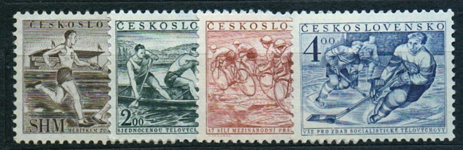 1952 Czechoslovakia MNH - Mi 749-752 Yv 657-660 ** MNH - Nuovi