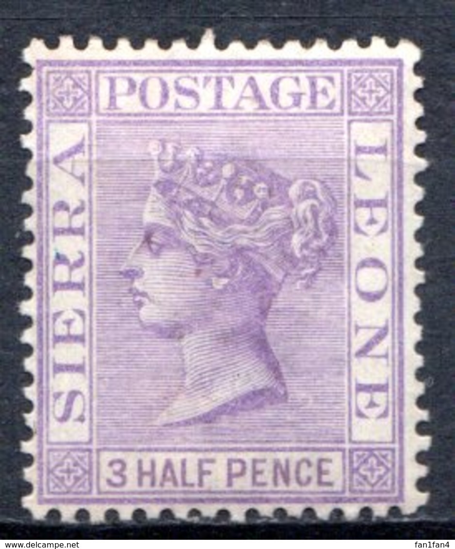 SIERRA LEONE - (Colonie Britannique) - 1883-95 - N° 21 - 1 1/2 P. Violet - (Victoria) - Sierra Leone (...-1960)
